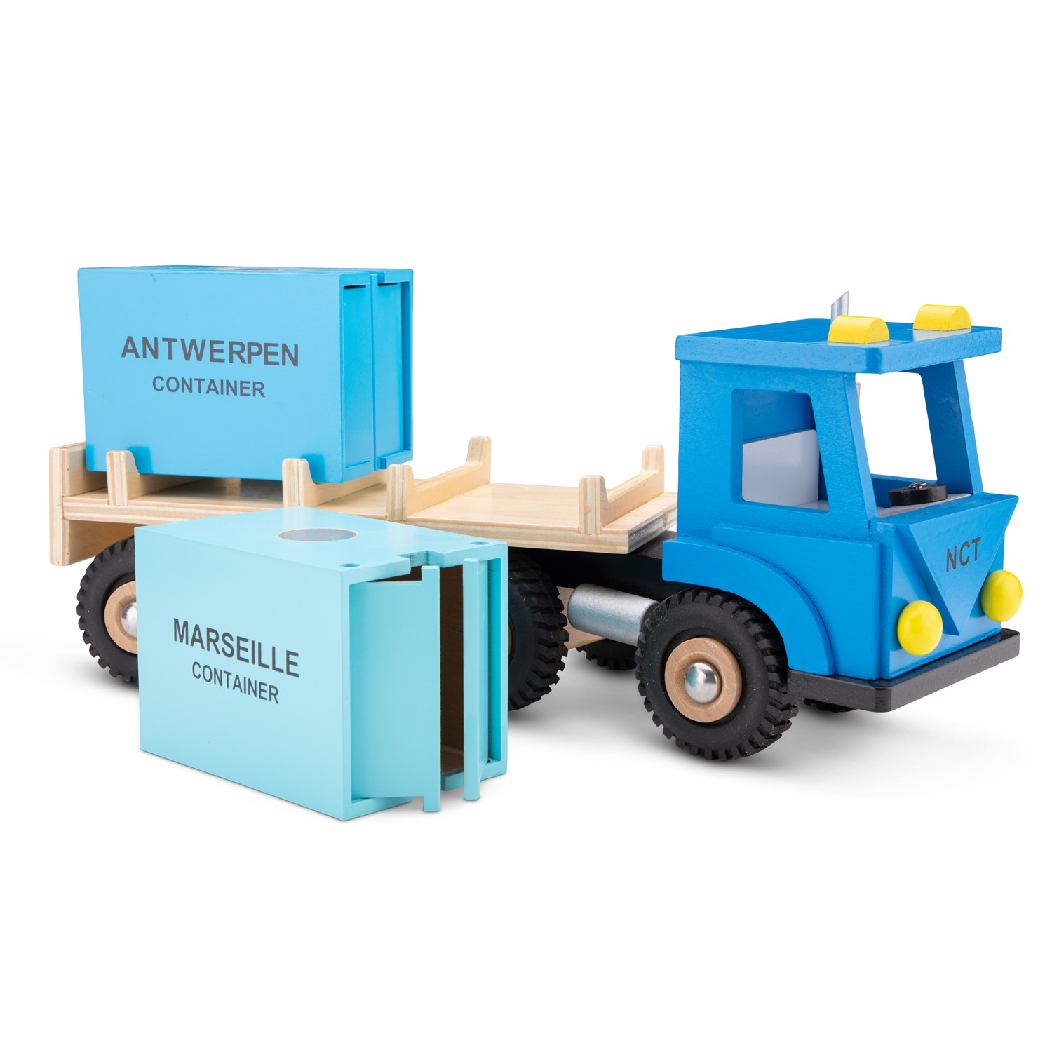 Camion à tirer trieur de formes bois New Classic Toys